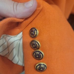Orange Wool J Crew Women's Blazer
